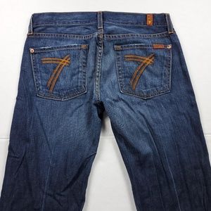 7 For All Mankind Dojo Flare Jeans Size 29x33